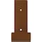 Ekena Millwork Steel Hanging Shelf Bracket, Hammered Copper 2"W x 8"D x 6"H BKTM02X08X06HSHCO - alternate 5